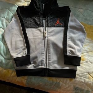 Jordan track suit.